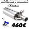 89 - Pot échappement Borla clapet pneumatique + boîtier gestion clapet