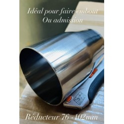 Réducteur 102 - 76 mm inox