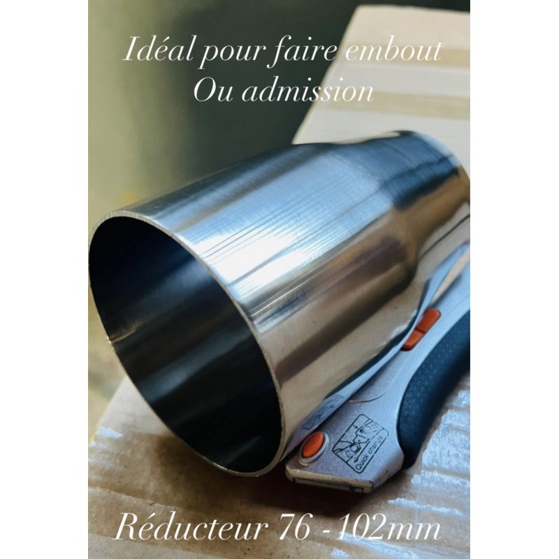 Réducteur 102 - 76 mm inox