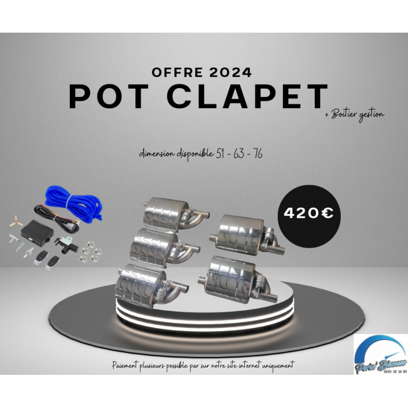 Offre 2024 pot clapet + boitier