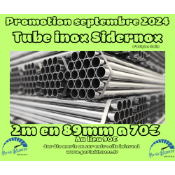 Promo septembre tube inox...