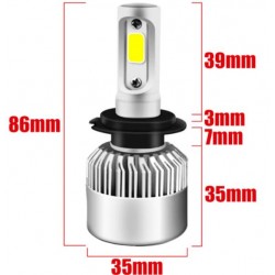 kit led s2 h7 8000 lms 6500k