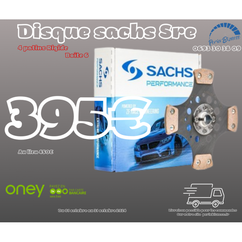 Promotion octobre 1.9 tdi boite 6 sre Disque d'embrayage - SACHS Racing