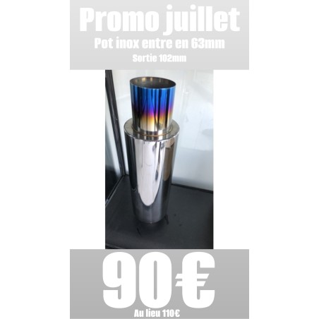 Promo juillet 63 - Pot inox universel