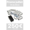 Promo juillet Kit aluminium 89mm 3.5’ admission circuit échangeur