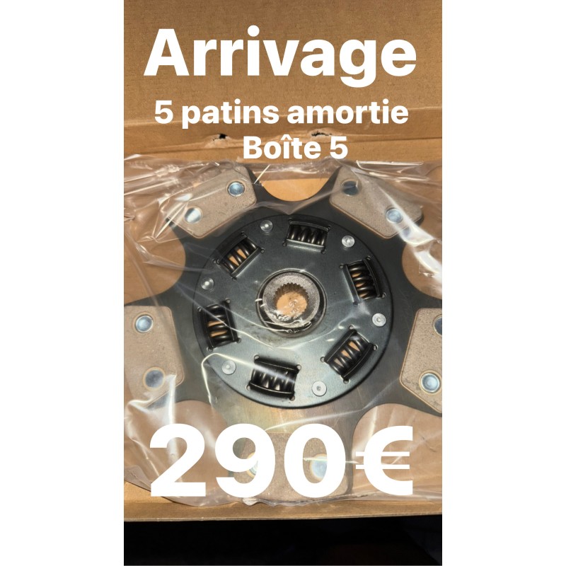 Disque 5 patins boîte 5 amortie