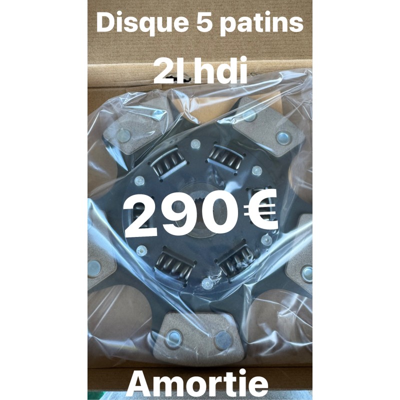 Disque 5 patins 2l hdi amortie
