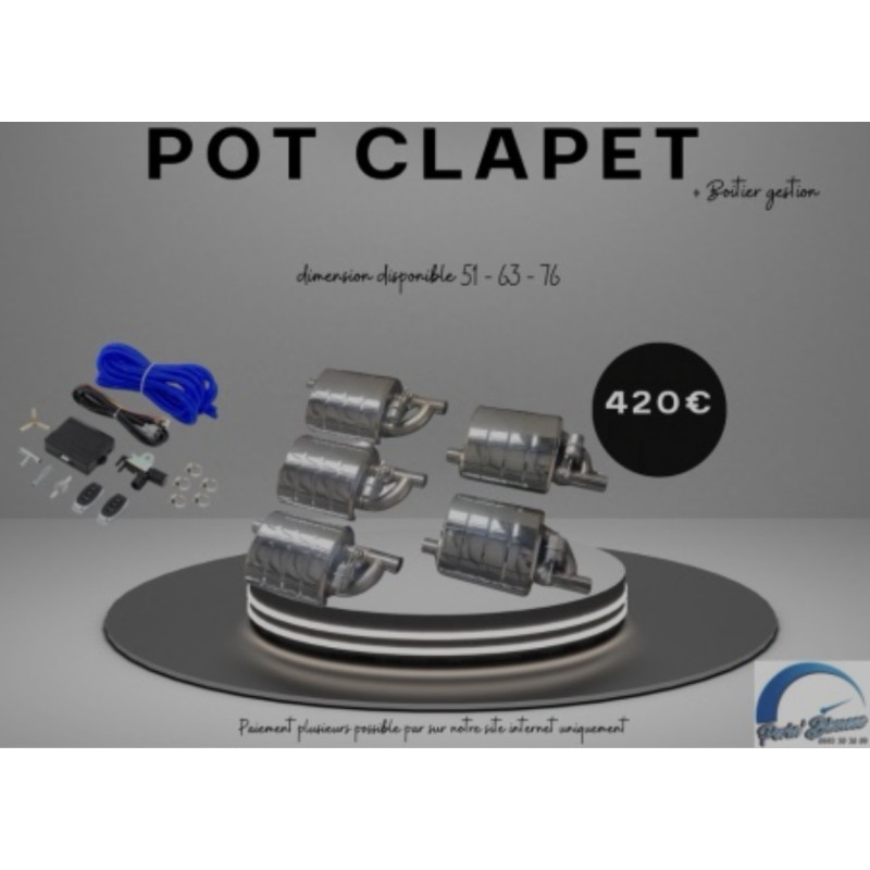 Pot clapet + boitier