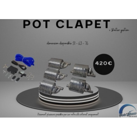 Pot clapet + boitier