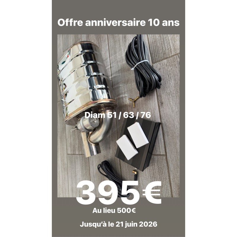 Promo anniversaire clapet + boitier pompe a vide integre