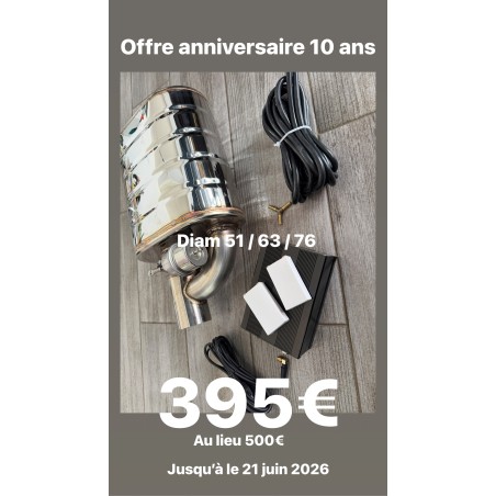 Promo anniversaire clapet + boitier pompe a vide integre