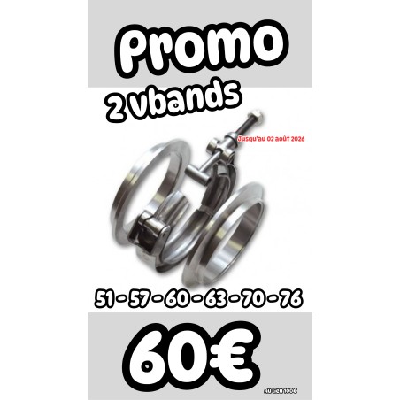 Promo 2 Kit v-band à souder vband