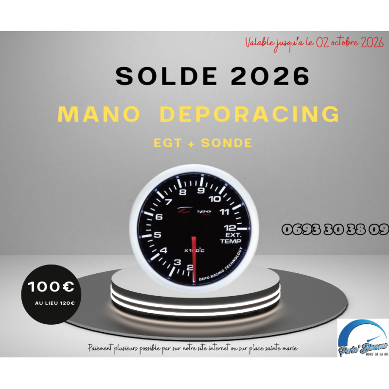 ‘Soldes’ Manomètre Egt Deporacing