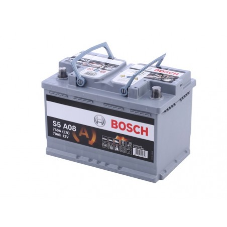 BOSCH S5 Batterie AGM12V 70Ah 760A B13