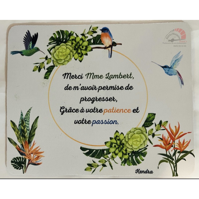 Tableau Ardoise Personnalisable Avec Photo - 20x20cm, Cadeau Original Pour Bureau Ou Décoration