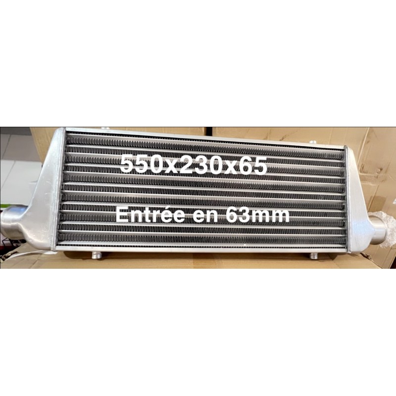 Échangeur intercooler universel 550x230x65