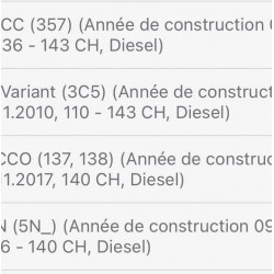 Kit distribution + pompe à eau ct1134wp2